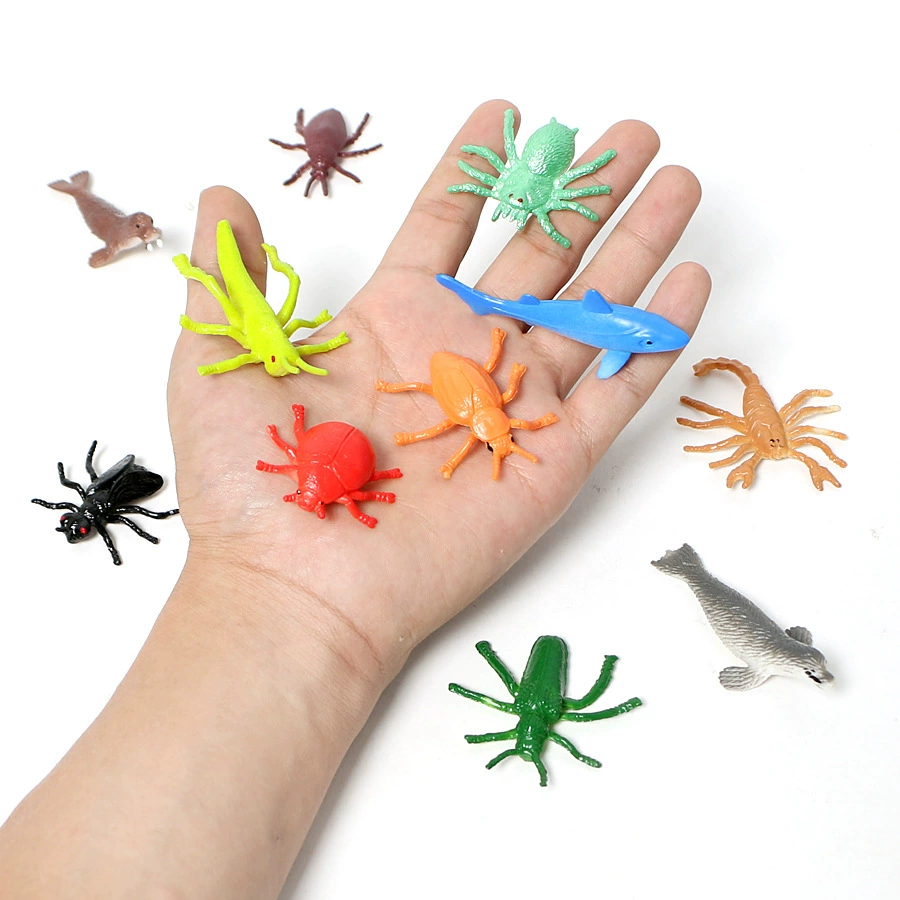 Realistic mold plastic, toy from soft rubber, doll, spider, scorpion