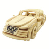 Деревянная игрушечная машина, реалистичная модель автомобиля, головоломка, игрушка, DIY, 3D