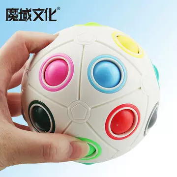 Magic Domain Culture Rainbow Ball Rubik's Cube 8 Holes 12 Holes 20 Holes Alien Creative Finger Kindergarten Children's Educational Toys - ShopShipShake