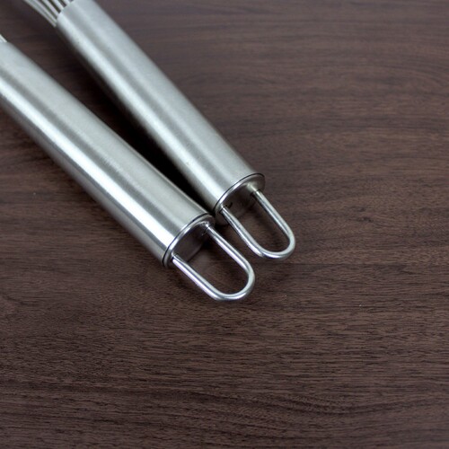 Stainless steel manual egg beater, handheld 10-22 inch household commercial egg whisk, cream egg beater