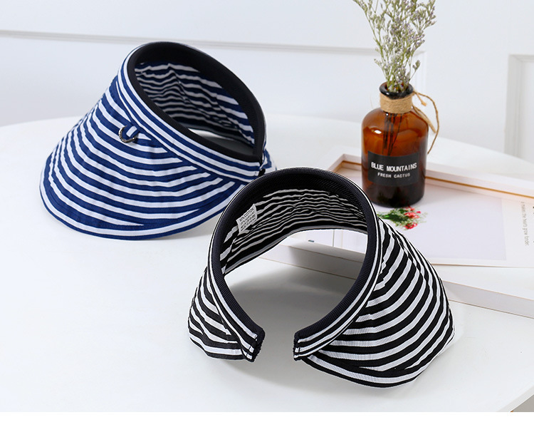 Fashion Cover Face Foldable Quick-drying Empty Top Hat display picture 9
