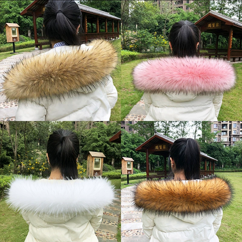 Winter down jacket, keep warm scarf, collar