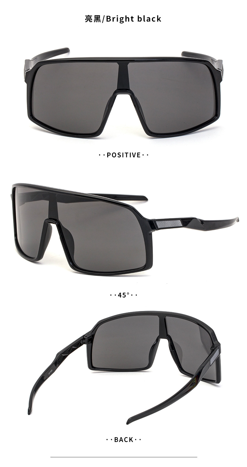Neue Mode Bunte Einteilige Sonnenbrille display picture 7