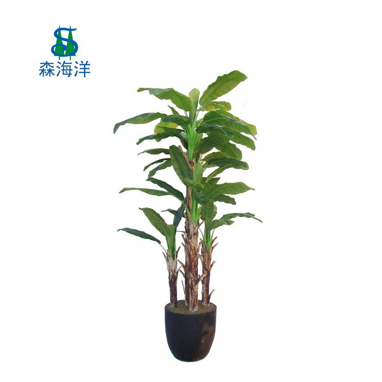 En stock planta verde bonsai cola de Fénix girasol Estilo nórdico gran planta verde cola suelta girasol simulación árbol sala de estar árbol artificial bonsai