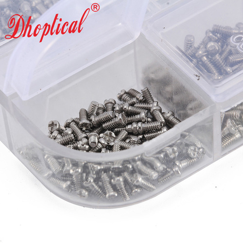 Eyeglass screw accessories set, sunglass screws, nose pad screws, temple screws, SB004