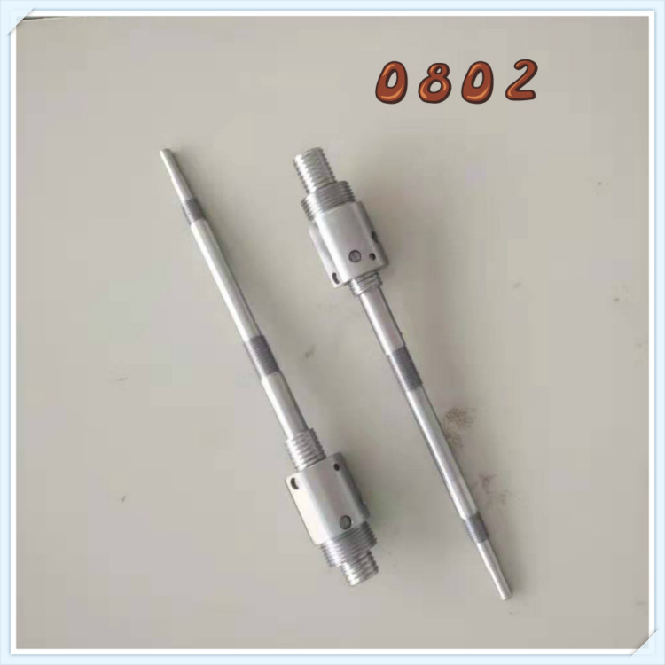 荐 不锈钢 轴承钢滚珠丝杆 国产微型滚珠丝杆 定制双螺母滚珠丝杆