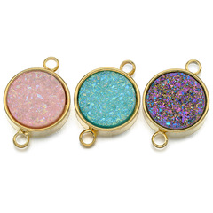 珠扣飾品微鑲配件微鑲金牙形手牌配件飾品鋯石大配件VS282