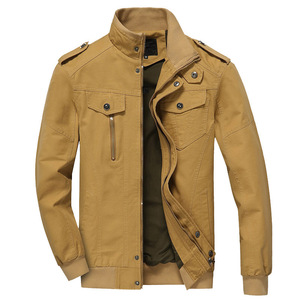 Men’s casual jacket cotton wash large men’s coat