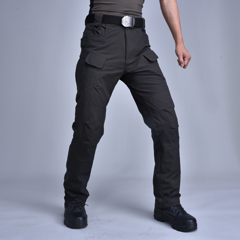 Pantalones deportivos de secado rápido de los hombres sueltos de primavera y otoño casual gordos pantalones de verano al aire libre pantalones de senderismo
