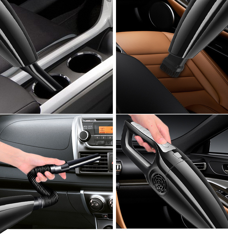 12V wired high-power 120W car vacuum cleaner, powerful dry and wet dual-purpose household car vacuum cleaner detail image 2