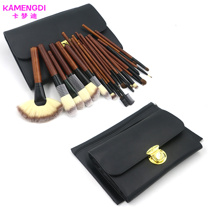 26支专业化妆刷 化妆师套装全套高级美妆工具马毛动物毛组合刷子|ms
