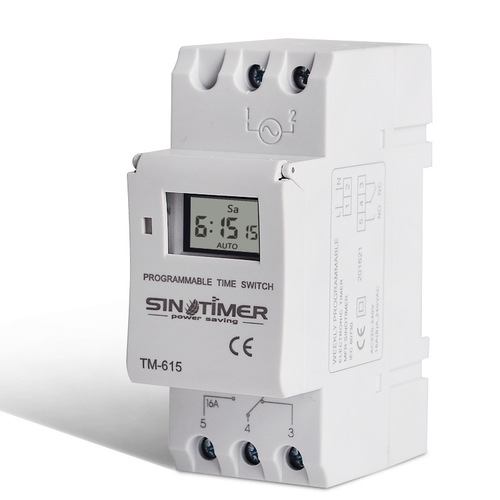 TM615 seven-day programmable timer switch time controller automatic cycle timing switch passive output