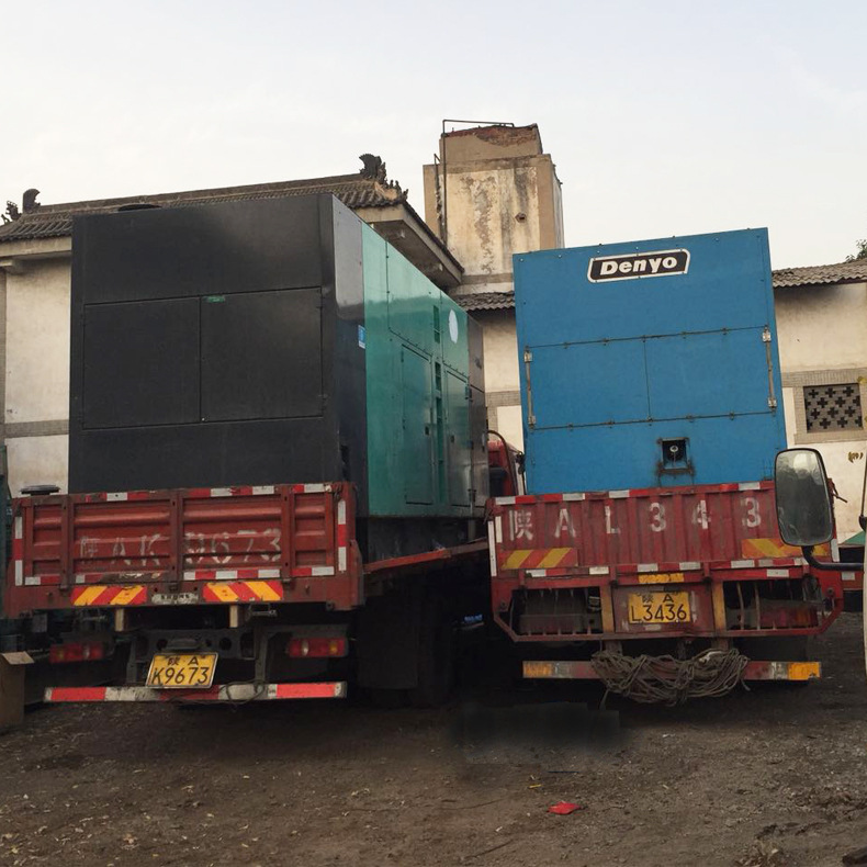 广东大型发电机出租广西玉柴500KW工地二手租赁静音移动式大功率