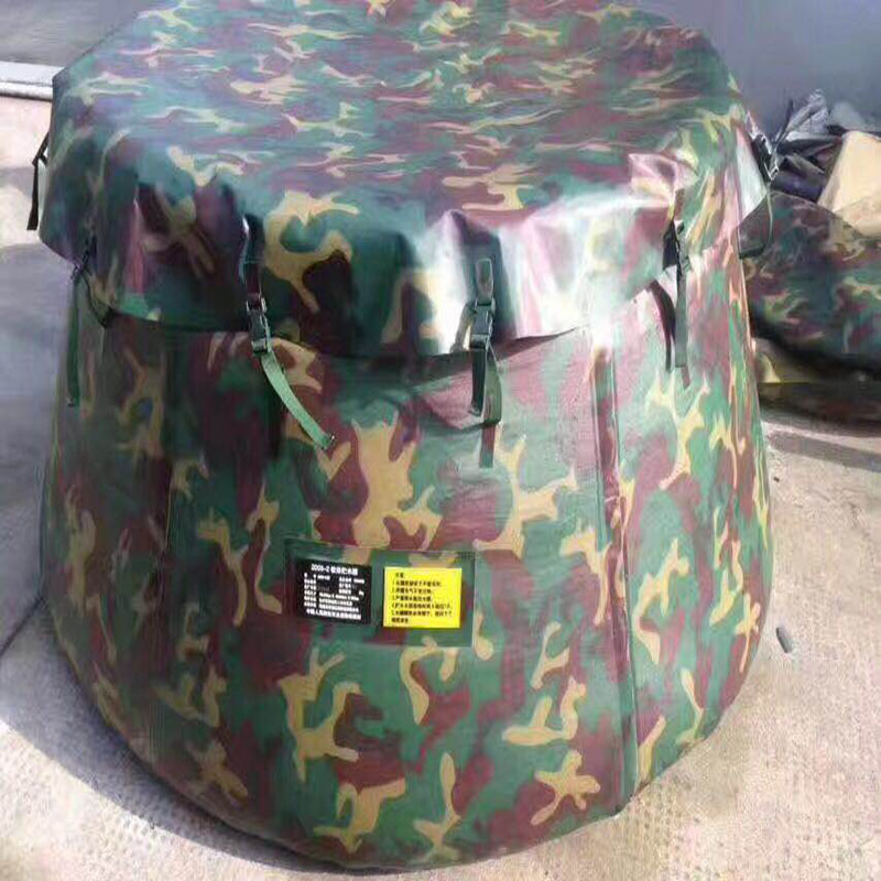 野战软体储水罐2立方野战折叠软水袋软体水袋液袋军绿色野战水罐