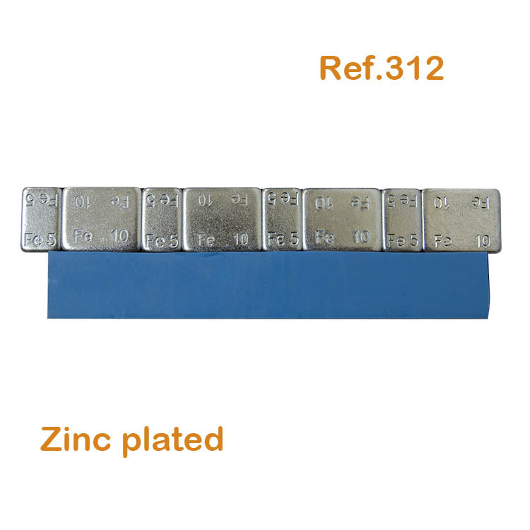 铁质白色镀锌轮胎平衡块