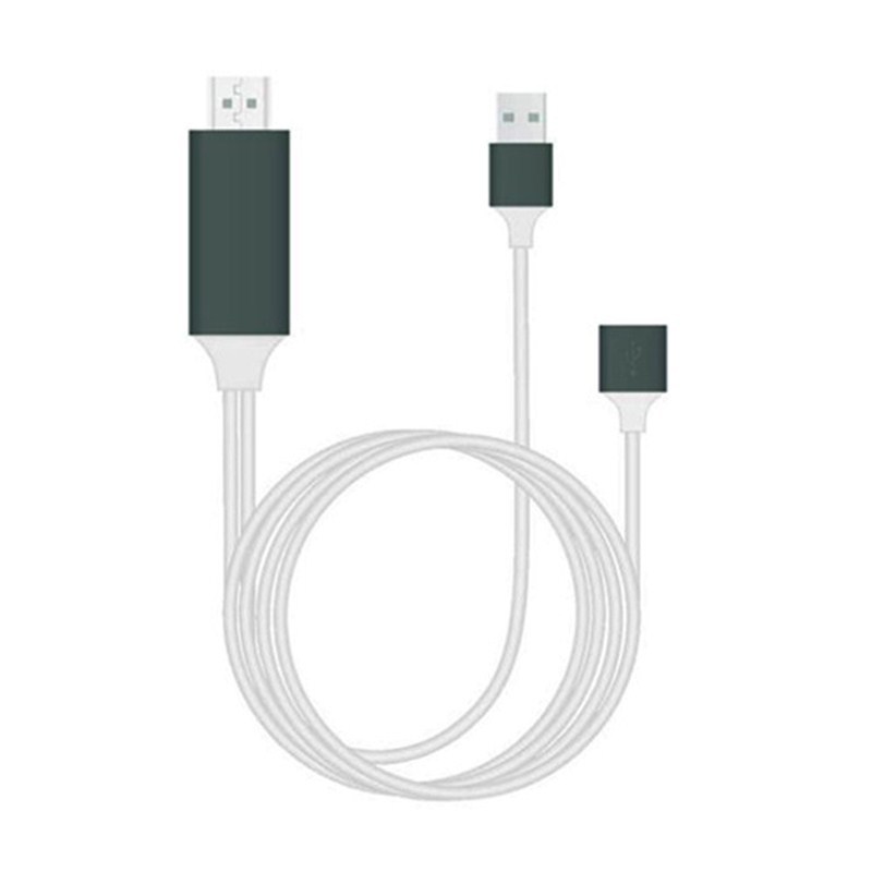 Universal Type-C to HDMI Casting Cable for Android Phones, USB-A Male to HDMI Adapter, Red