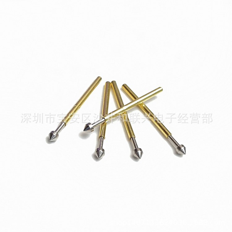 探针测试针P75-E2/E3（1#-E）圆锥头型帽型直径1.0mm弹簧顶针