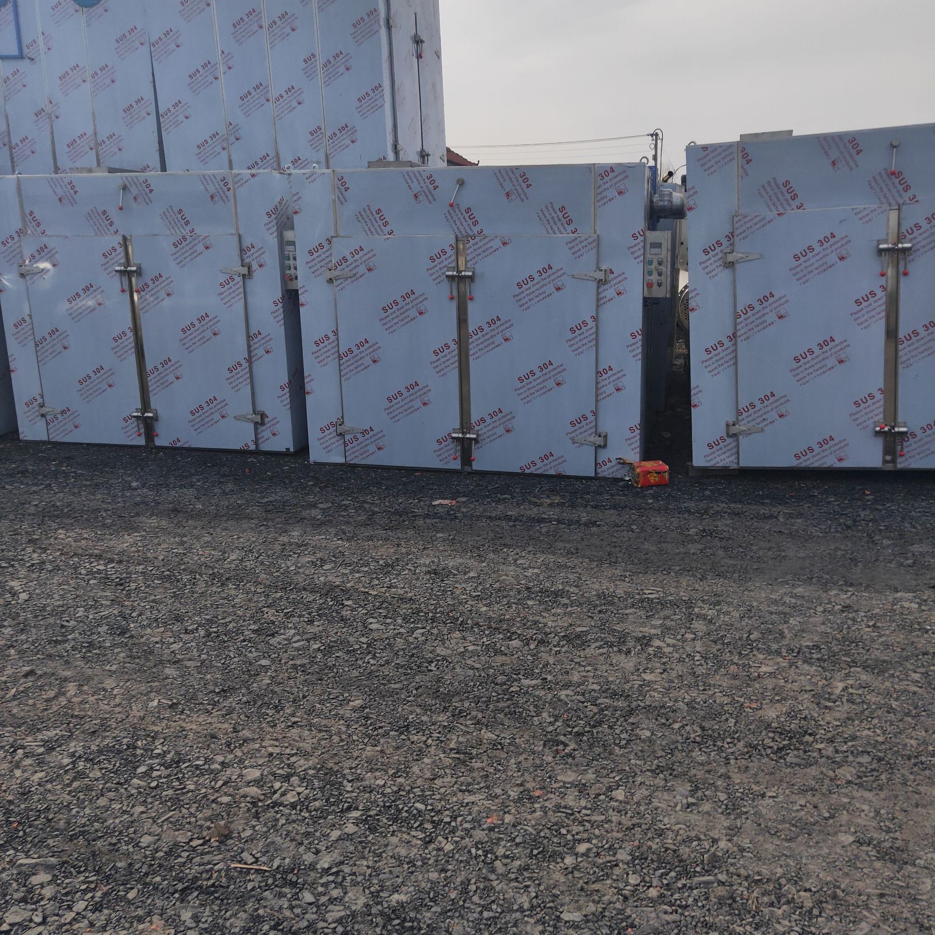 购销二手烘箱功能热风循环电气两用两门四车烘箱，