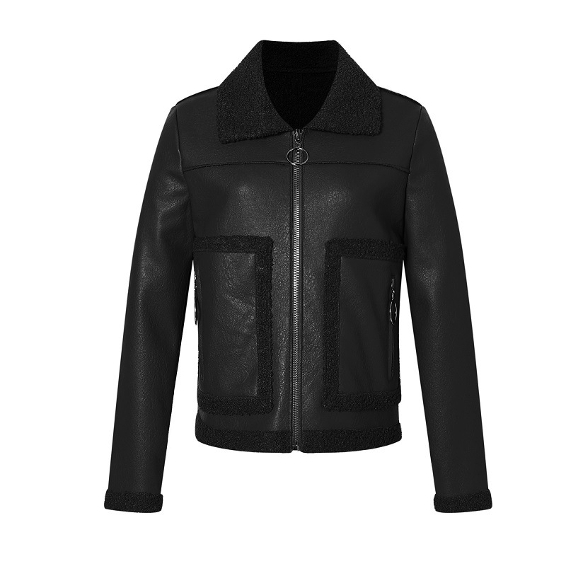 Veste en cuir femme en PU - Ref 3447470 Image 7