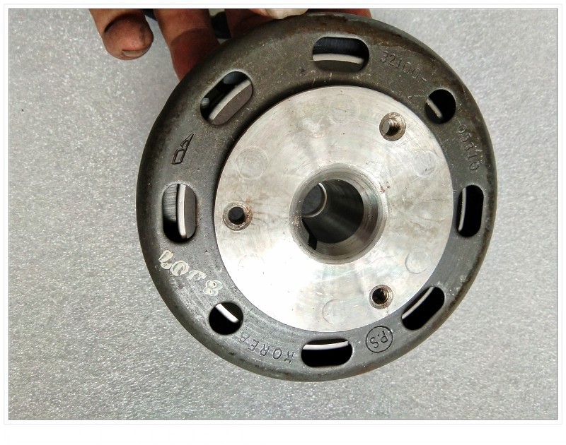 日本岭木王中王125磁电机线圈 发电线圈 GS125R触发器 磁钢 转子