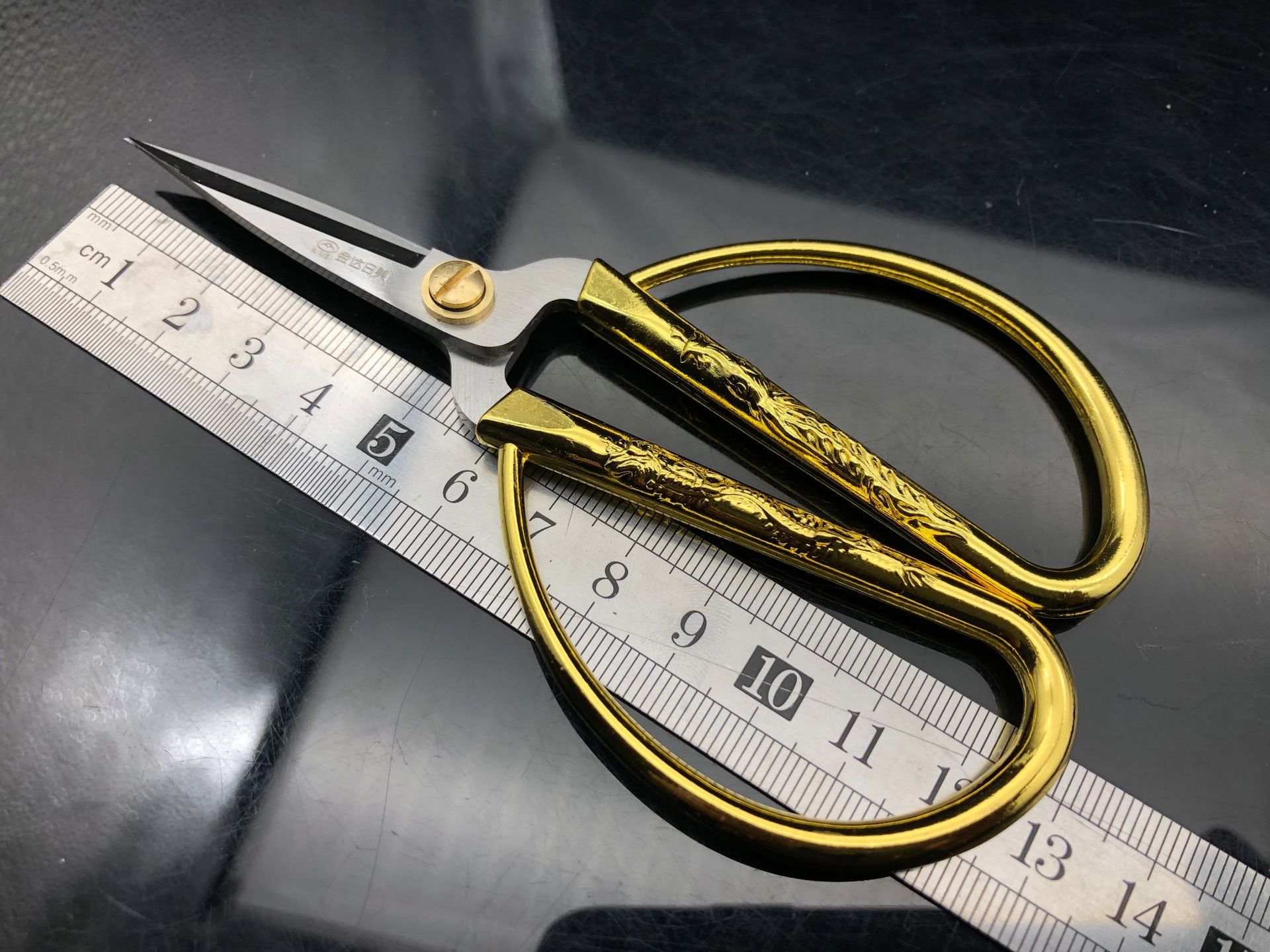 批发日美剪刀龙凤金属剪刀日美B04G# 合金剪(金)剪彩用剪刀-阿里巴巴
