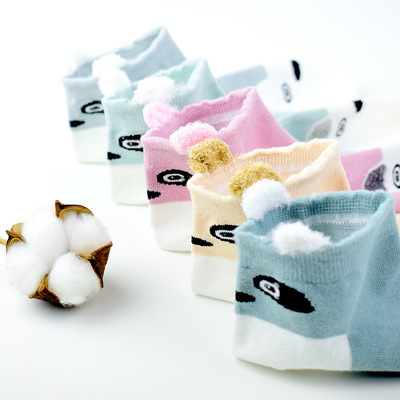 袜子女纯棉不起球春夏韩版学生吸汗防臭短袜可爱浅口全棉运动船袜|ms