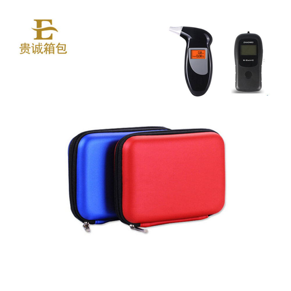 来样定做酒精测试仪收纳包 酒精测试仪收纳盒 便携防震包实力工厂
