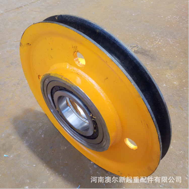 产地货源 单双梁行车滑轮片 钢丝绳滑轮片 轧制滑轮
