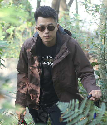 冬季新款户外情侣羽绒内胆冲锋衣两件套可拆卸户外保暖工作服定制