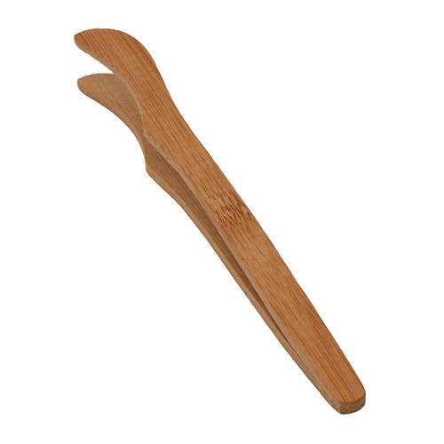 Factory Direct Wholesale Bamboo Tea Clip Creative Tea Ceremony Zero Accessories Bamboo Clips Charcoal Tea Set Tea Ceremony Cup Clip With Logo