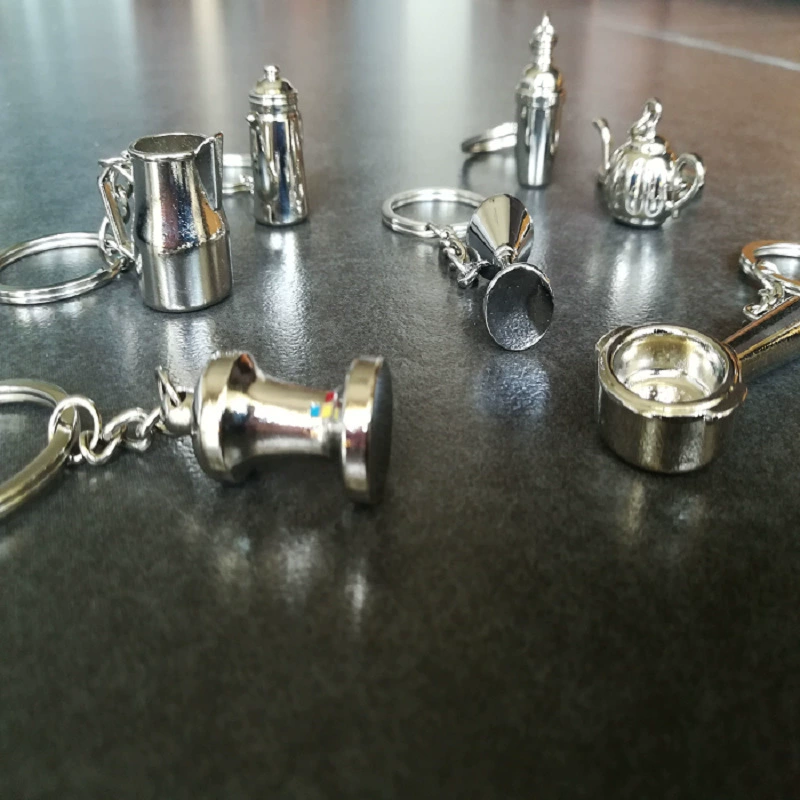 Личность Ювелирные Изделия Кофе Кулон Ручной Горшок Цветочный Танк Брелок Кулон Украшение Кофе Маленький Подарок Оптовая