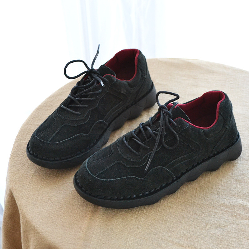 Old Beijing cloth shoes spring and summer new waterproof cowhide cloth shoes women's mother shoes flat anti-slip sports casual shoes tide Old Beijing cloth shoes spring and summer new waterproof cowhide cloth shoes women's mother shoes flat anti-slip sports casual shoes tide