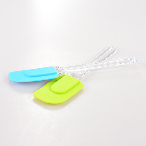 Transparent Silicone Sectioned Scraping Knife, Easy to Clean Cake Spatula, Factory Direct Scraping Knife, Cream Spatula