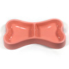 Factory Direct Selling Pet Double Bowl Dog Bowl Plastic Plastic Pets Dog Bone Bone Stagged Double Bowl Pet Pets