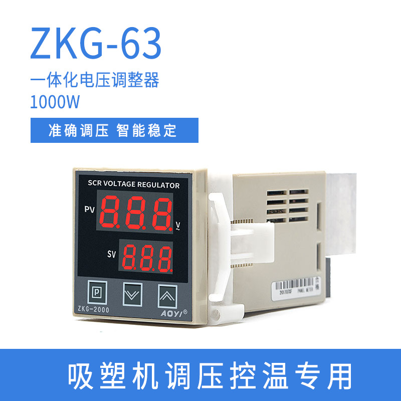 AOY奥仪 厂家直销 奥仪ZKG-63数显一体化电压调整器大功率1000W