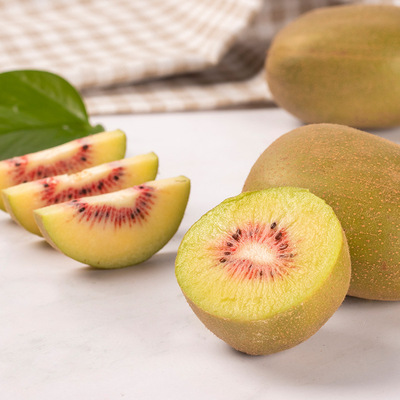 产地货源现摘红心猕猴桃奇异果五斤 新鲜水果包邮招代理自产自销