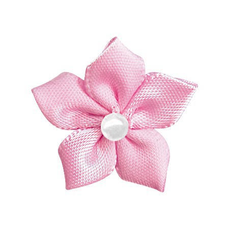 Yao Ming flor decoración hecha a mano cinta flor acabado horquilla decoración pequeña flor ropa interior ropa textil accesorios regalo embalaje