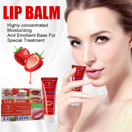 aichun hot selling Southeast Asian fruit essence lip balm lip keratin smoothing dead skin care lip moisturizing