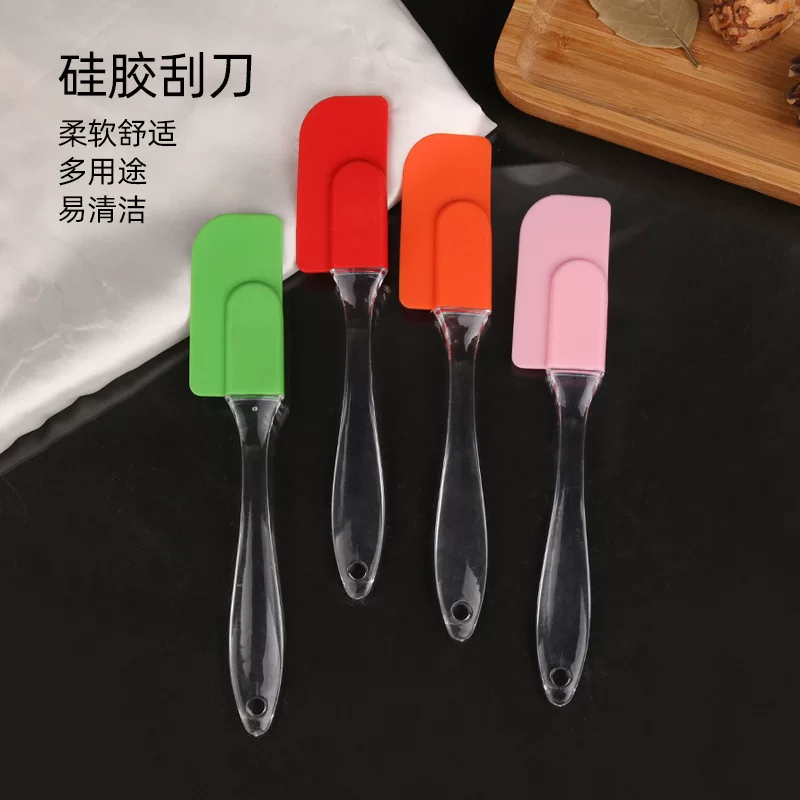 Small silicone scraper, cream mixing stick