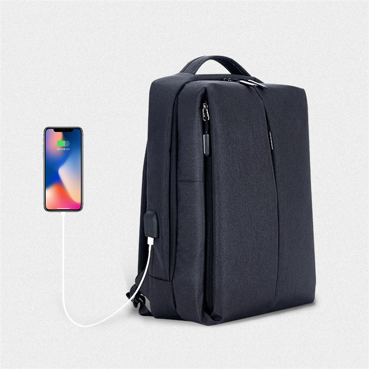 아마존 대외 무역 2019 새로운 배낭 USB 충전 대용량 방수 가방 노트북 가방