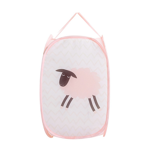 Nordic Cartoon Foldable Dirty Clothes Basket Storage Basket Storage Basket Laundry Basket