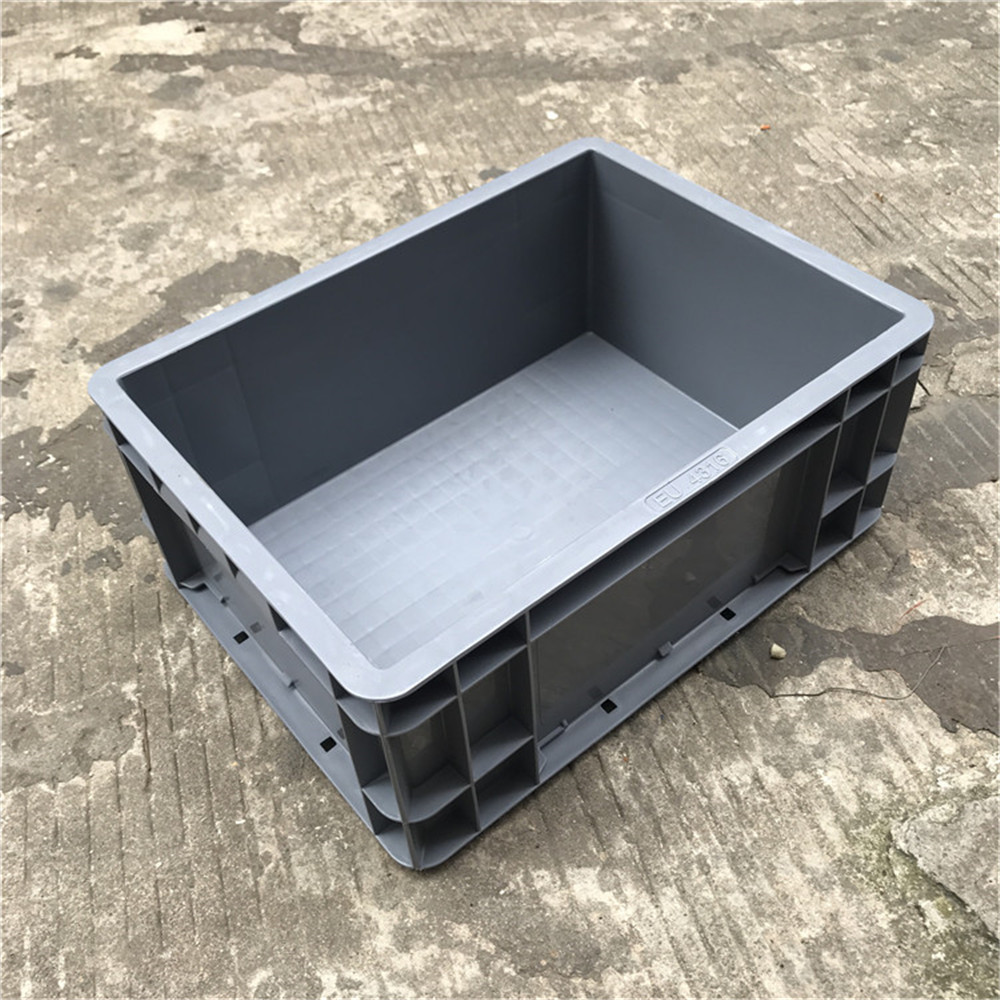 厂家批发 广西塑胶EU箱 灰色汽配箱 型号多  欢迎咨询