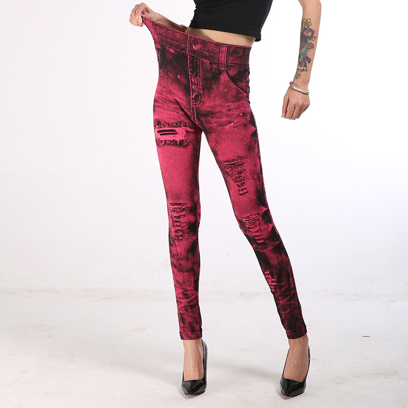 hot multi-color hip-lifting nine-point pants NSQY63656