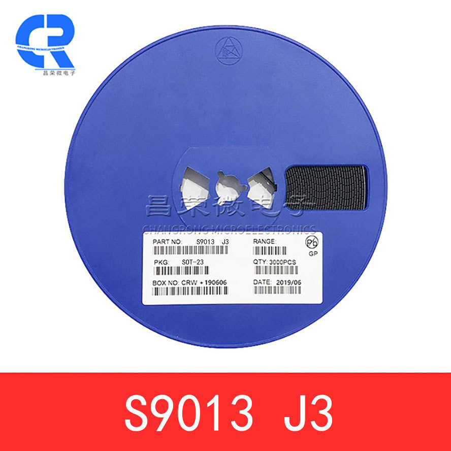 贴片功率三极管S9013LT1 S9013 SOT-23 丝印:J3 NPN 0.5A/25V