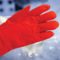 超低温液氮防护手套 警醒红色38CM