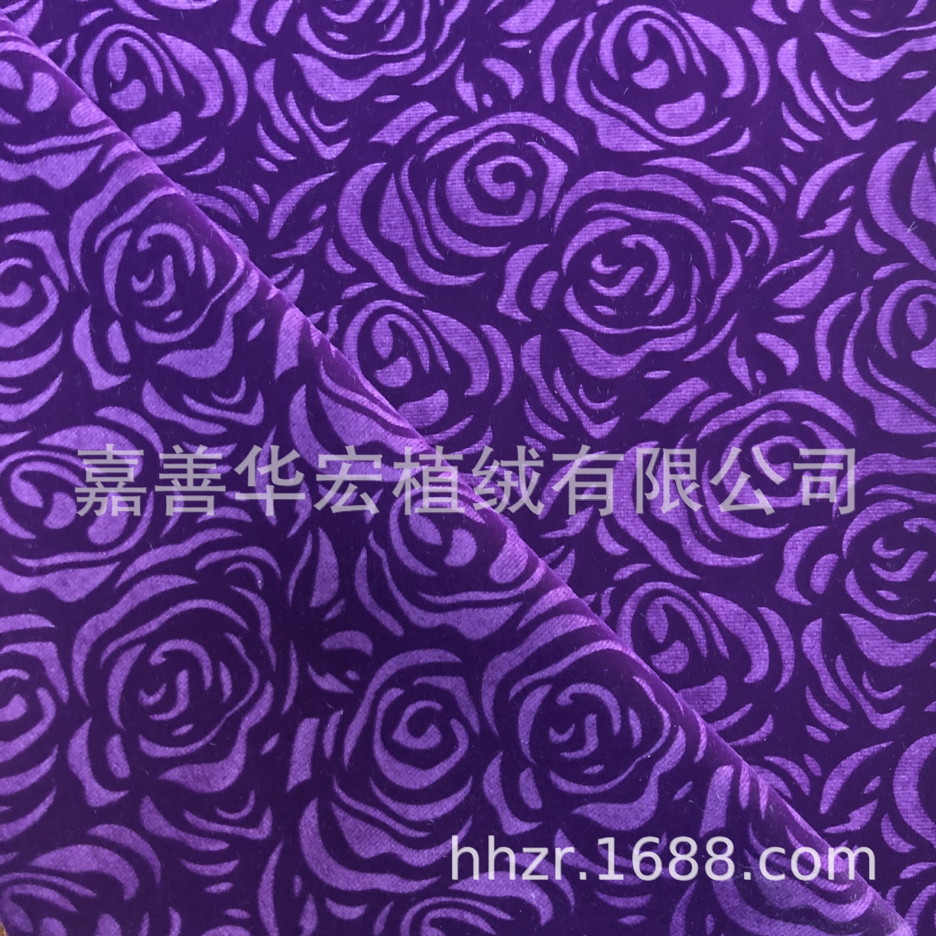 工厂直销 玫瑰花压花植绒布 汽车仪表台避光垫布 遮光垫布 热销