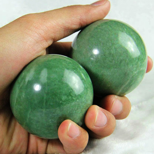 Lushan Jade Fitness Ball Lushan Green Jade Handball Jade Gift Wholesale Street Stall Supply