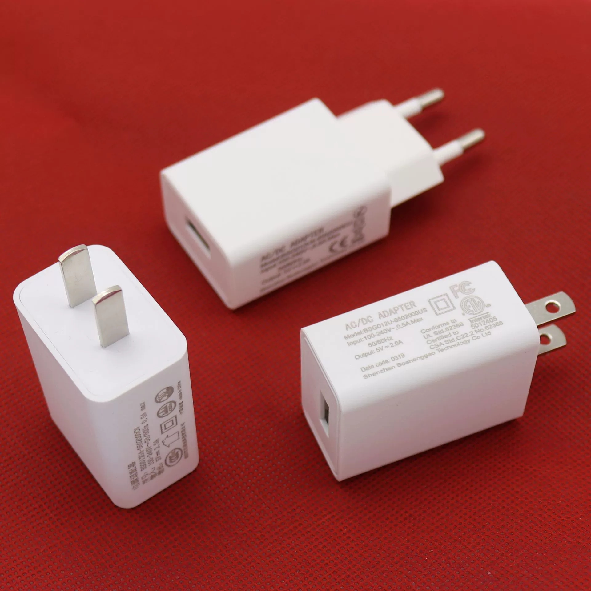 [ USB 5V2A 1A 2.1A ETL 3C CE LED ]