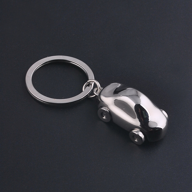 Creative 3d simulation 4s shop car model keychain German car small gift printable logo piston turbine