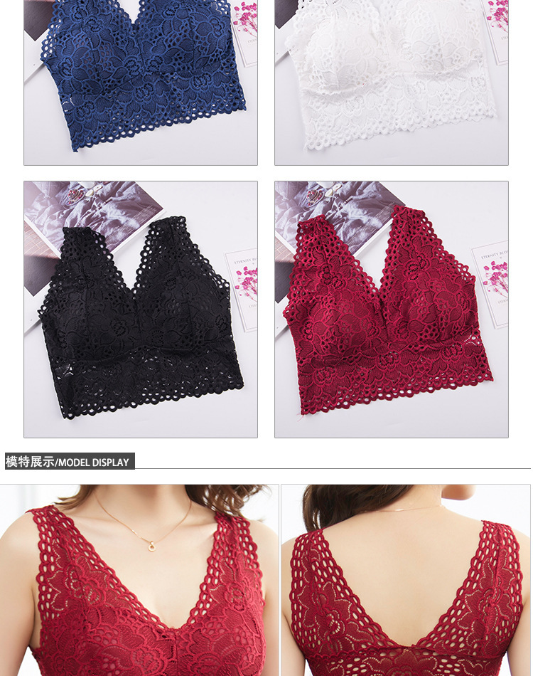 Soutiens-gorge FEUILLE ROUGE en  dentelle - Ref 3369355 Image 15